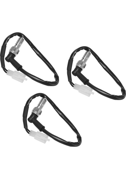 3x Evrensel Motosiklet Hidrolik Fren Basınç Arka Işık Anahtarı Hollow Cıvata Aksesuarları M10 1 25MM (Yurt Dışından)