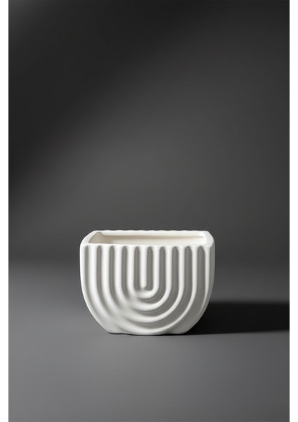 Bohem Desenli Beton Dekoratif Vazo – 15X10 cm Modern Minimal Saksı fiyatları
