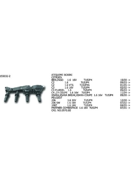 1550322 Bobin 0000597080 597080 597099