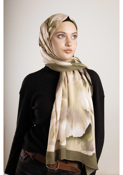 Desenli Pamuk İpek Şal Desen-3