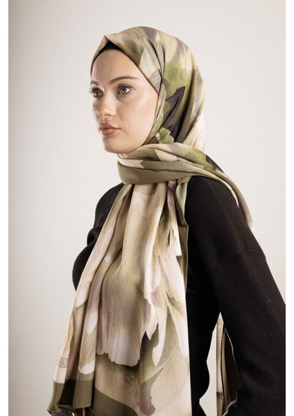 Desenli Pamuk İpek Şal Desen-3 fırsatları