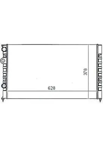 80190 Motor Radyatoru 6K0121253AA