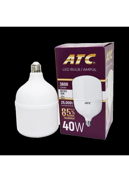 40W TORCH LED BULB AMPUL BEYAZ E27 (5148)