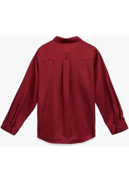 Regular Fit Uzun Kollu Klasik Yaka Saten Gömlek fiyatları