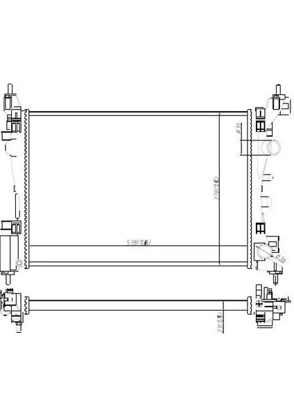80744 Motor Radyatoru 1300279 1300340 55701408