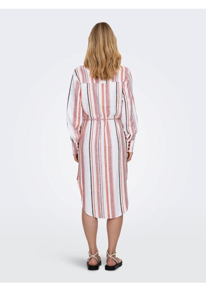 15295855 Onlohıo L/s Strıpe Shırt Dress Pnt fiyatları