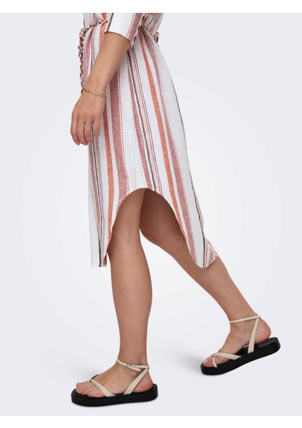 15295855 Onlohıo L/s Strıpe Shırt Dress Pnt fırsatları