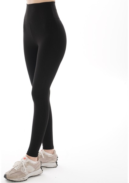 Kadın Siyah Yüksek Bel Toparlayacı Tayt fiyatları