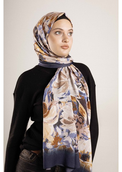 Desenli Pamuk Ipek Şal Desen-2 modelleri