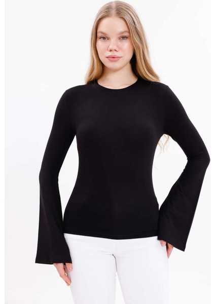 Kadın Ispanyol Kol Body – Siyah fırsatları