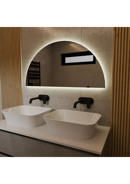 Arco LED Ayna – Yarım Kemer Formlu Modern Banyo Aynası