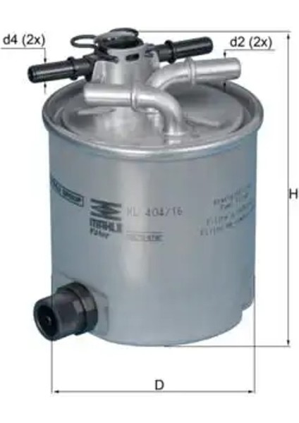 KL40416 Yakit Filtresi 1541084A51 1541084A51000 8200519808