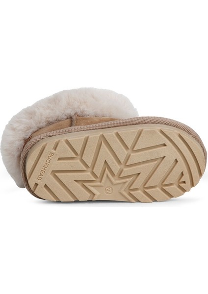 Kız Çocuk Furly Tüylü Kısa Bot Bej BUCK3064 indirimleri