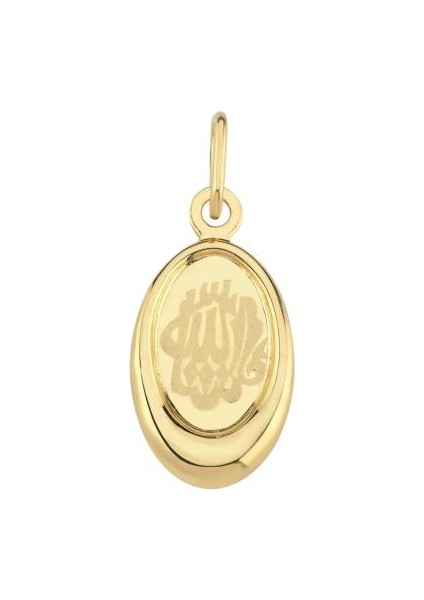 14 Ayar Maşallah Altın Kolye Ucu