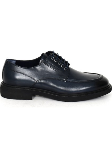 Hakiki Deri Lacivert Klasik Erkek Ayakkabı Eva Taban - 1912