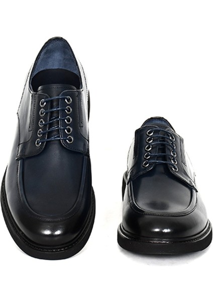 Hakiki Deri Lacivert Klasik Erkek Ayakkabı Eva Taban - 1912 modelleri