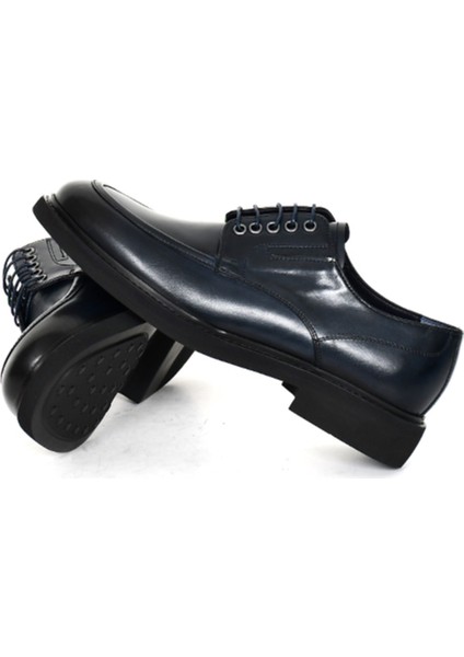 Hakiki Deri Lacivert Klasik Erkek Ayakkabı Eva Taban - 1912 indirimleri