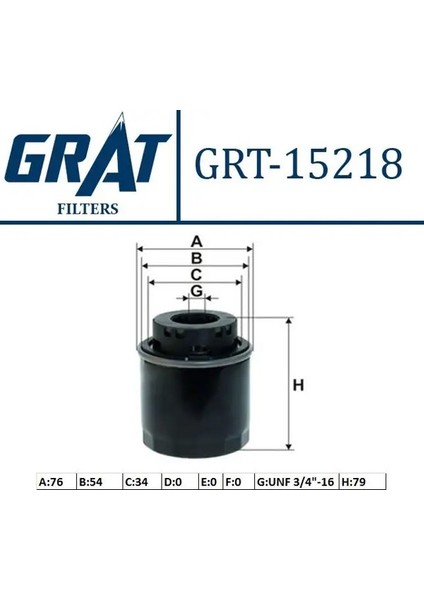 15218 Yag Filtresi 03C115561D