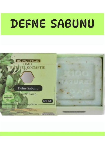 Defne Sabunu Parçacıklı 2 Ad X 125 Gr Doğal Sabun