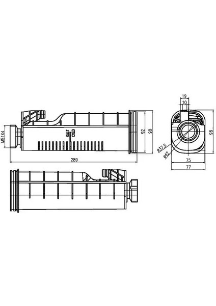 CRT114000S Yedek Su Deposu 17111712835