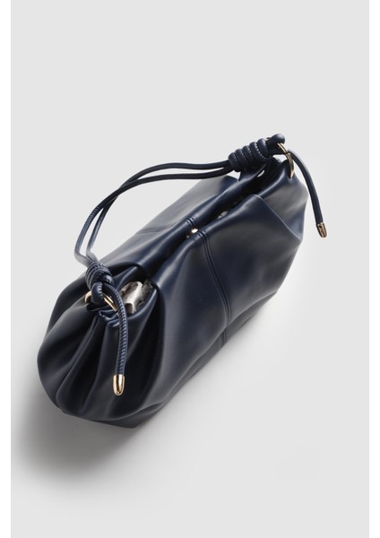 Lagraccio Paris Kadın Brale Yumuşak Deri El ve Omuz Çantası Lacivert modelleri