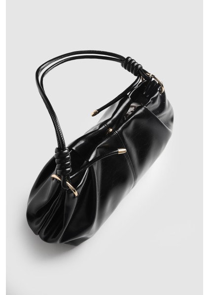 Lagraccio Paris Kadın Brale Yumuşak Deri El ve Omuz Çantası Siyah fırsatları