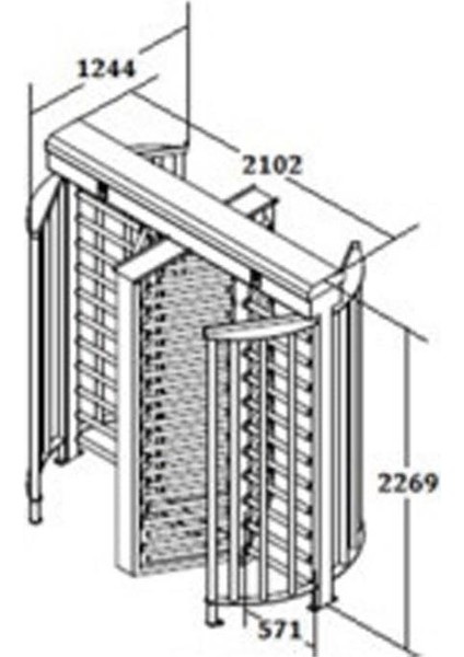 T2500D Double 3 Kollu Boy Turnike Tamamı Paslanmaz (360 Kg) fiyatları