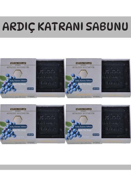 Ardıç Katranı Sabunu 4 Ad X 125 Gr Doğal Sabun