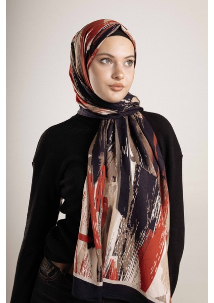 Desenli Pamuk İpek Şal Desen-4 fırsatları