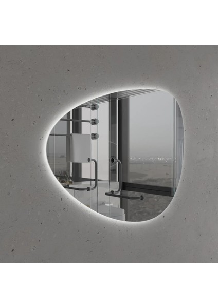 Nova LED Ayna – Modern Geometrik Formlu Duvar Aynası modelleri