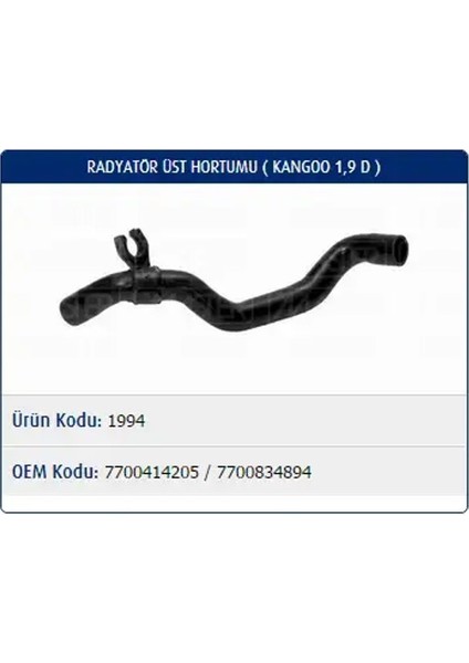 M1994 Radyator Hortumu Ust
