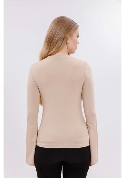 Kadın Ispanyol Kol Body – Ekru fiyatları