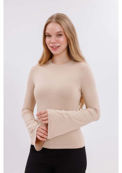 Kadın Ispanyol Kol Body – Ekru modelleri