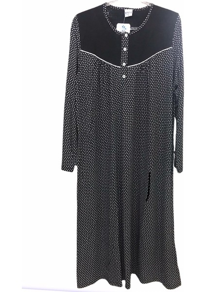 Kadın Uzun Kollu Robalı Patlı % 100 GECELIK-12771