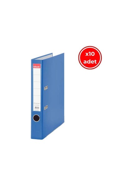 Eseelte Büro Klasörü, 10 Adet, Ekonomik Dar, Mavi