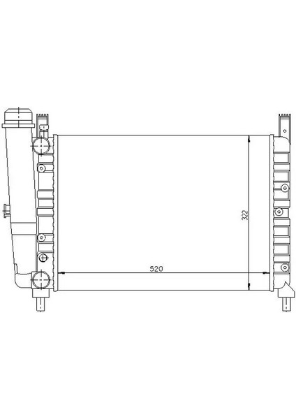 MFI005034 Motor Radyatoru 46551218 7739955
