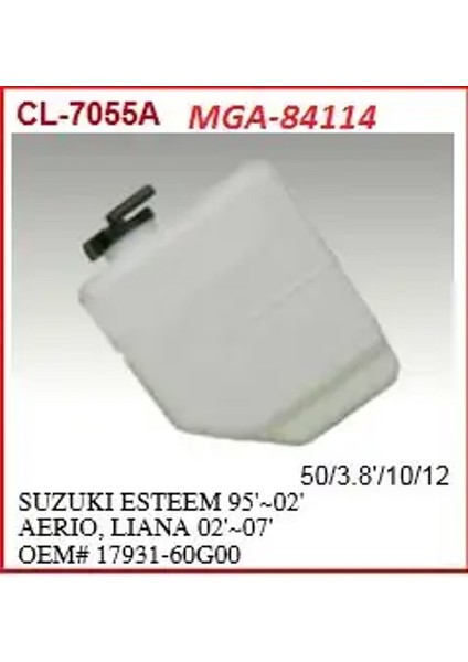 84114 Yedek Su Deposu 1793160G00000