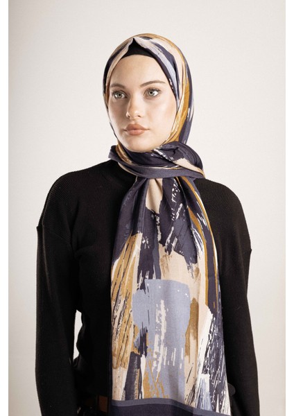 Desenli Pamuk İpek Şal Desen-4