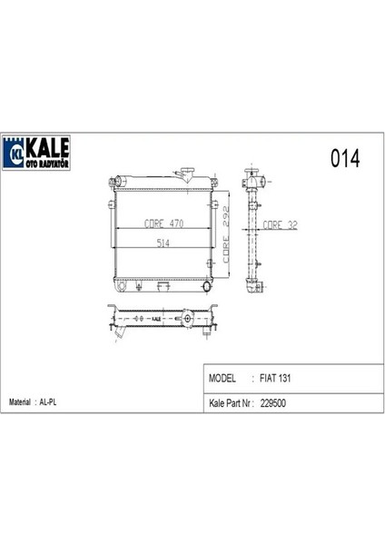 0106092AL Motor Radyatoru