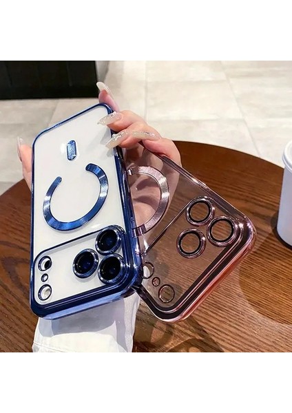 iPhone 17 Pro Kılıf Kamera Lens Korumalı Magsafe Şarj Kilifi Şeffaf Renkli Yumuşak Kapak fiyatları