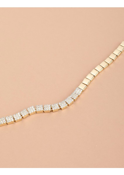 Kardelia Altın Renk Kadın Bileklik