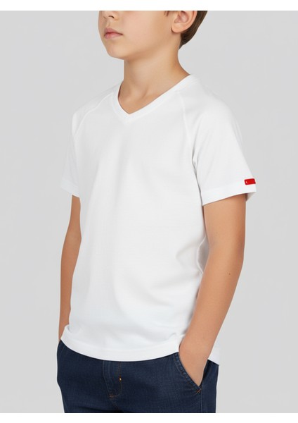 Çocuk Termal Tişört 2. Seviye 9249 - Beyaz