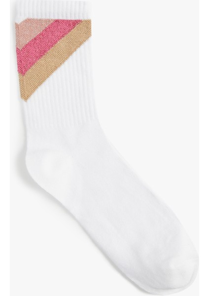 Çizgili Çok Renkli Soket Çorap fiyatları