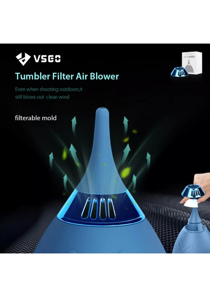Tumbler Kamera Hava Üfleyici / Air Blower (Mavi) fiyatları
