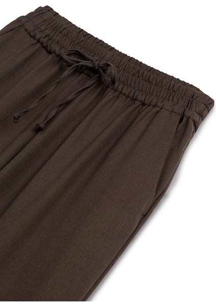 Belden bağlamalı wide leg fit pantolon IW6250003346074 fiyatları