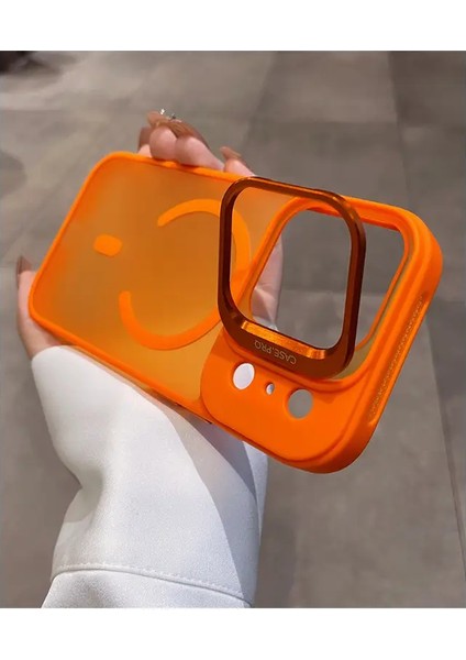 iPhone 17 Pro Max Kılıf Standlı Mat Magsafe Metal Tuşlu Kamera Lens Hediyeli Wonk Kapak fiyatları