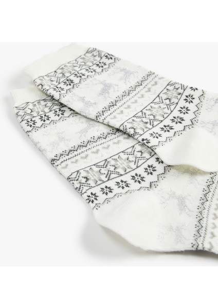 Desenli Soket Çorap modelleri