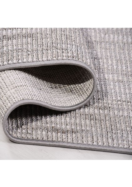 Cunda CE01K Gri Bukle Dokuma Modern Salon Halısı Mutfak Halısı Yolluk modelleri