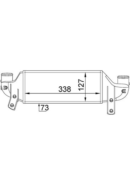 CI202000S Turbo Radyatoru 1079310 1084781 1134766