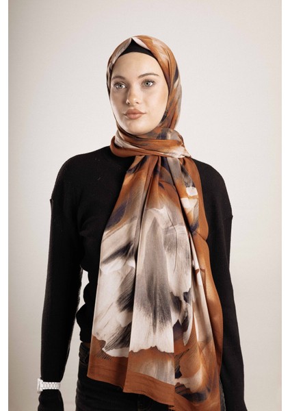 Desenli Pamuk İpek Şal Desen-3